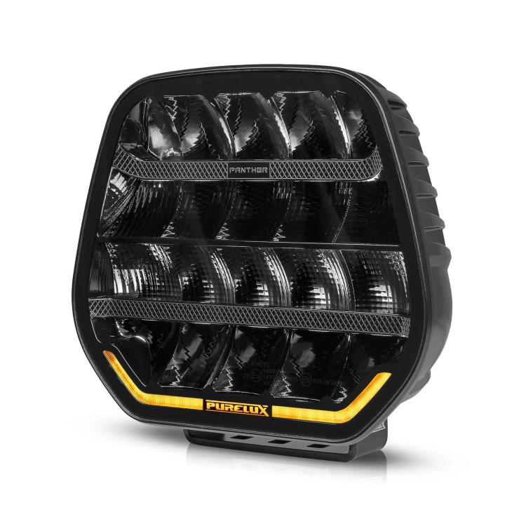 Purelux Panther 9 zestaw 4 lamp LED drogowych owalnych 210W Ref.25 R65