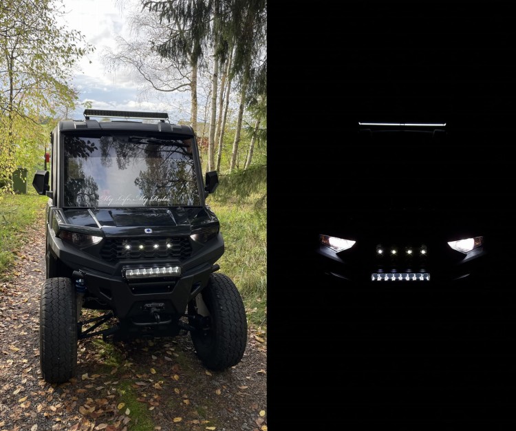 Listwa LED Purelux Panther S800 Gen3 – 78 cm / 324W / Ref. 50 – Kompletny zestaw