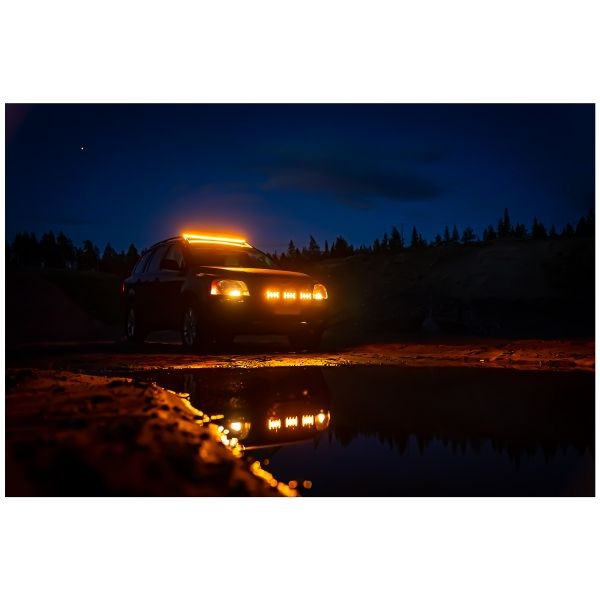 Lampa dodatkowa Purelux 9200 okrągła 22 cm 200W Ref. 30 – LED do drogi i off-road