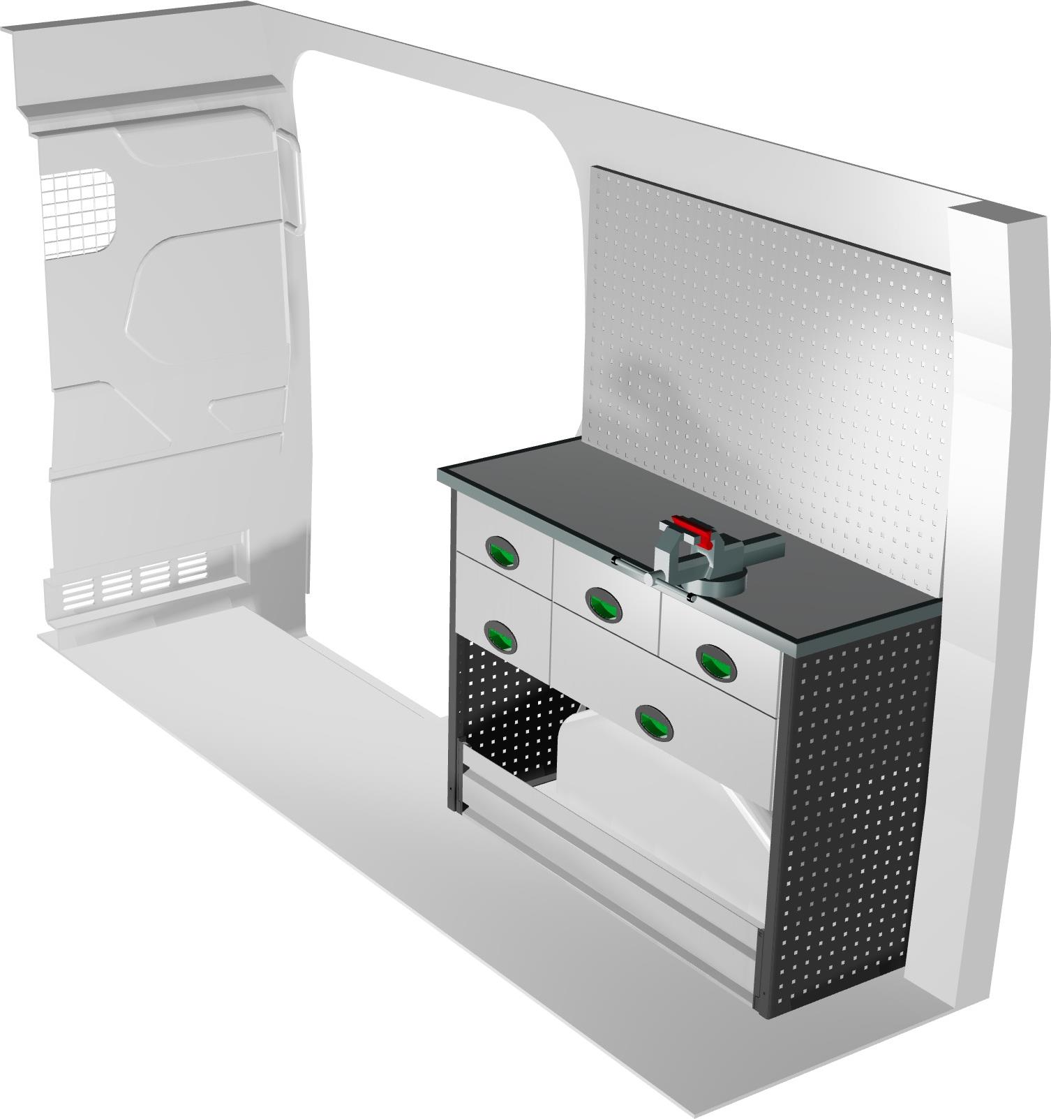 Zabudowa serwisowa System Edström F41337 prawa