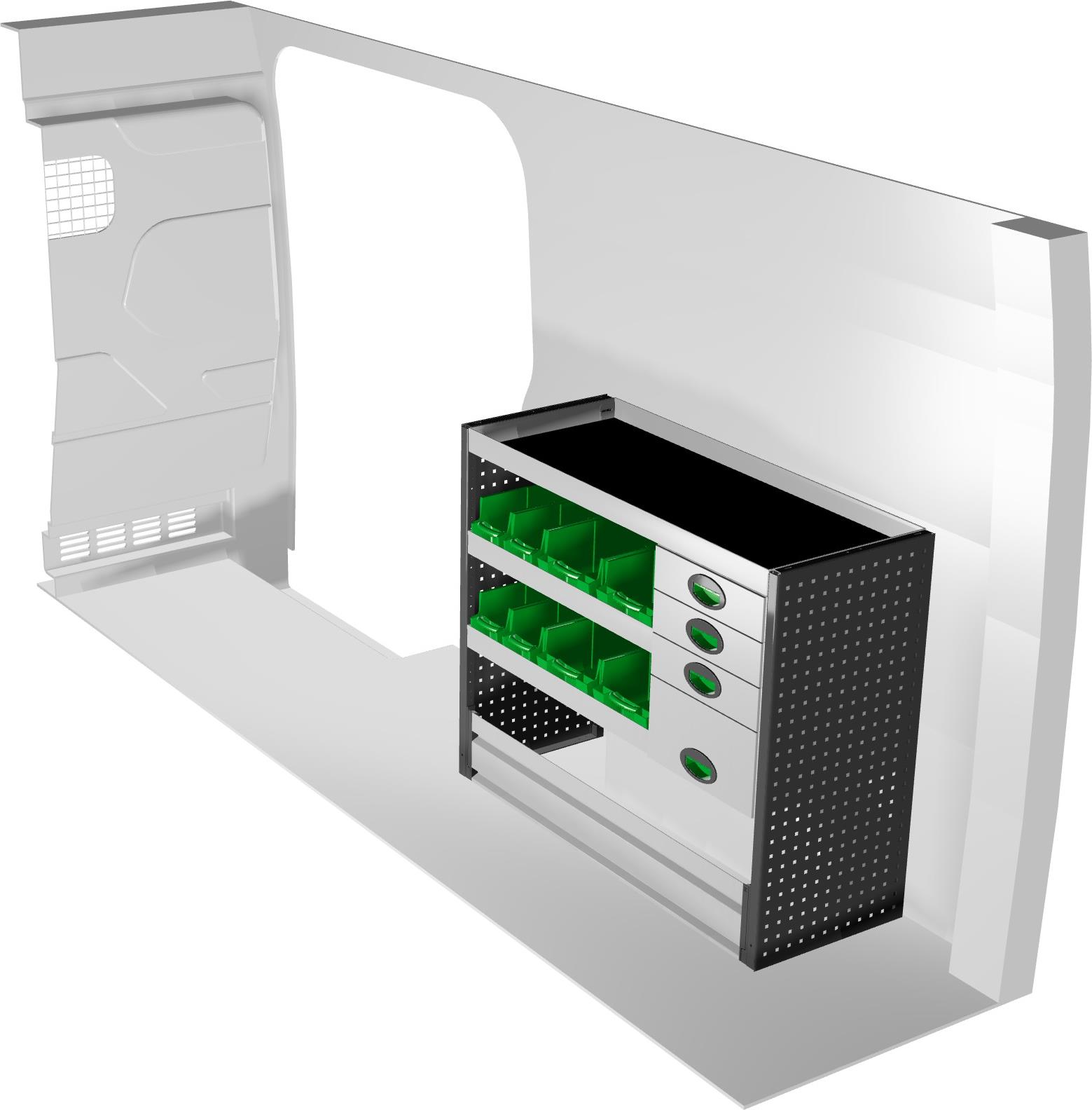Zabudowa serwisowa System Edström F41351 prawa