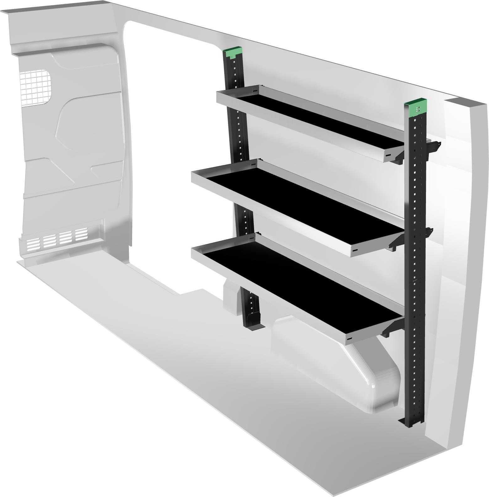Zabudowa serwisowa F41359 prawa do Ford Transit FWD L3H2 14-