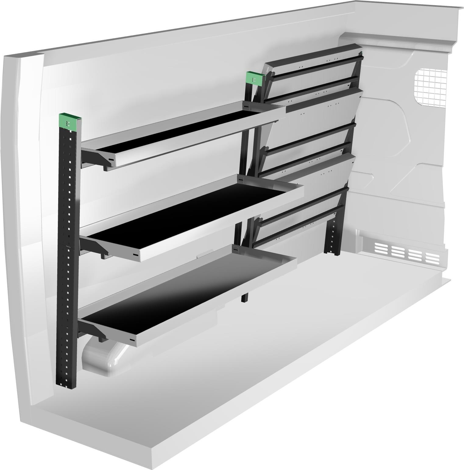 Zabudowa serwisowa System Edström F41378 lewa do Transit AWD RWD L2H2