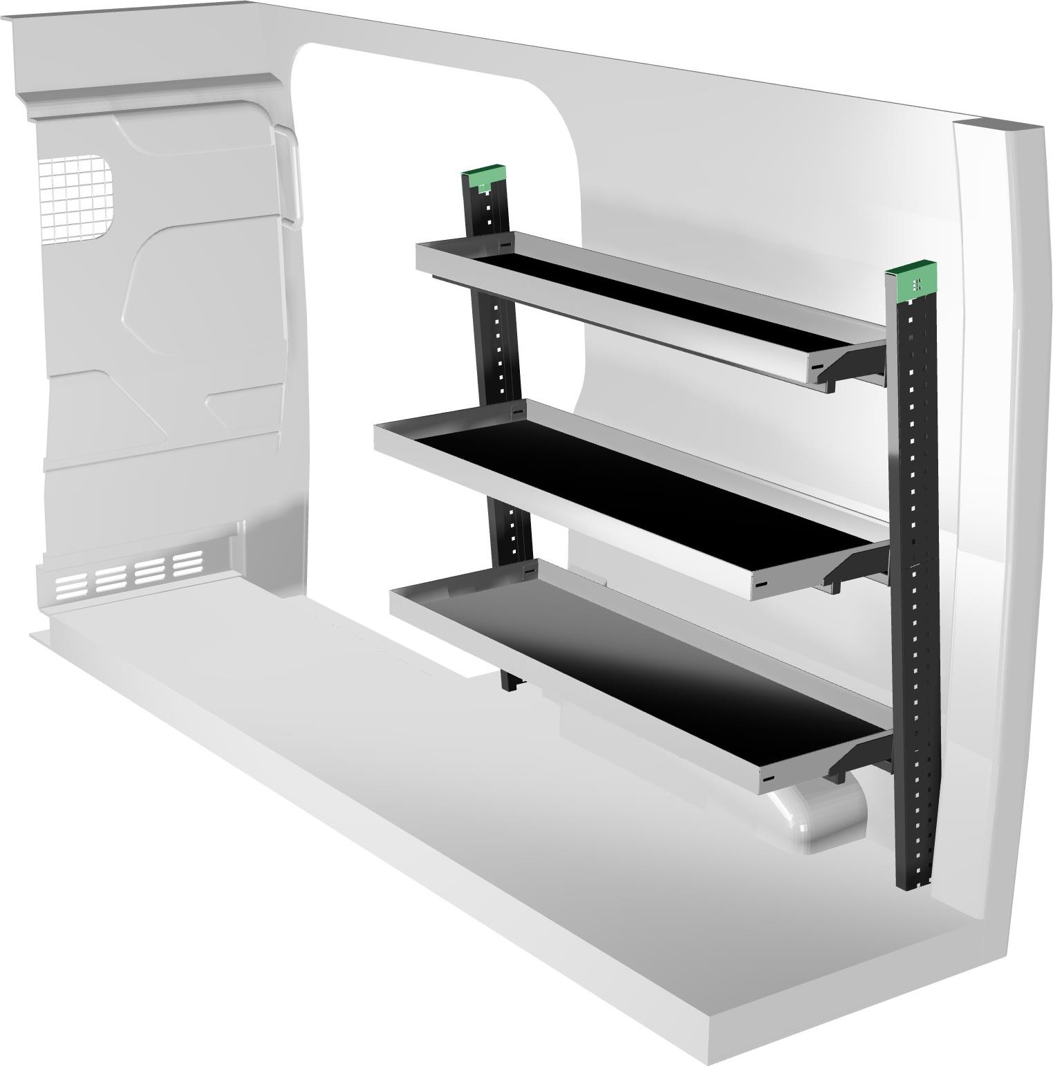 Zabudowa serwisowa System Edström F41379 prawa do Transit AWD RWD L2H2