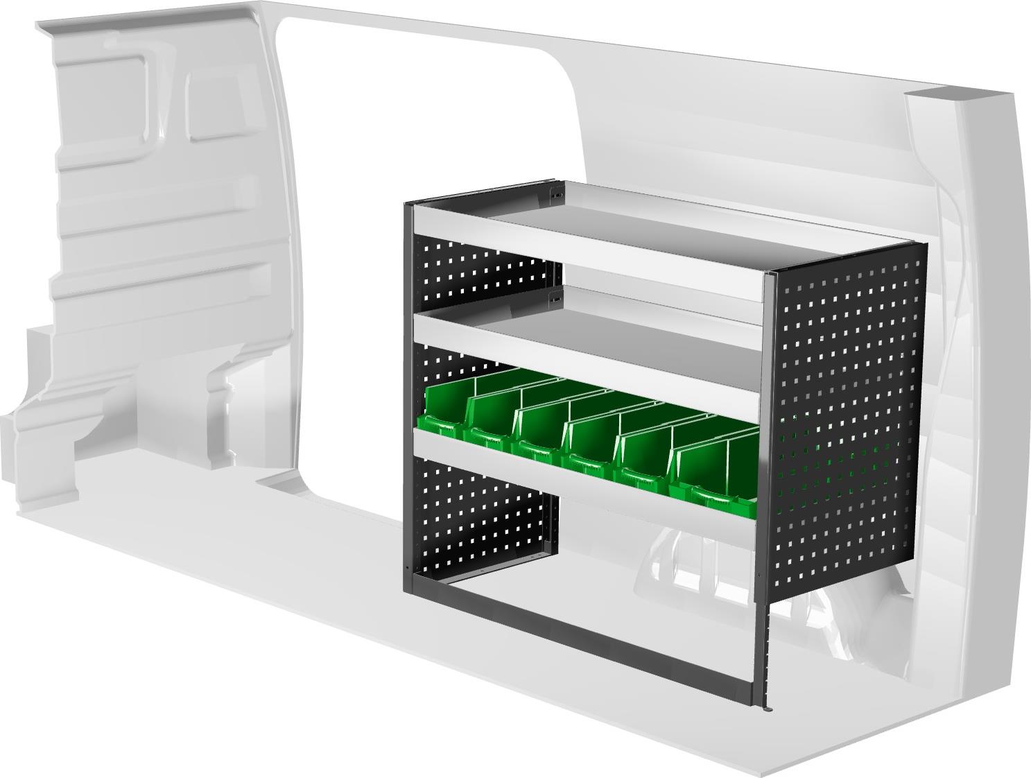 Zabudowa serwisowa System Edström F41837 Right do Citroen Jumpy L2 - grafika górna