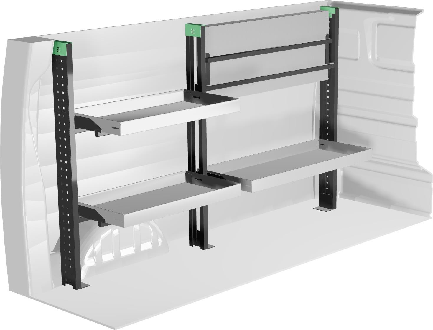 System Edström F41842 – zabudowa serwisowa do Citroen Jumpy L2, lewa strona