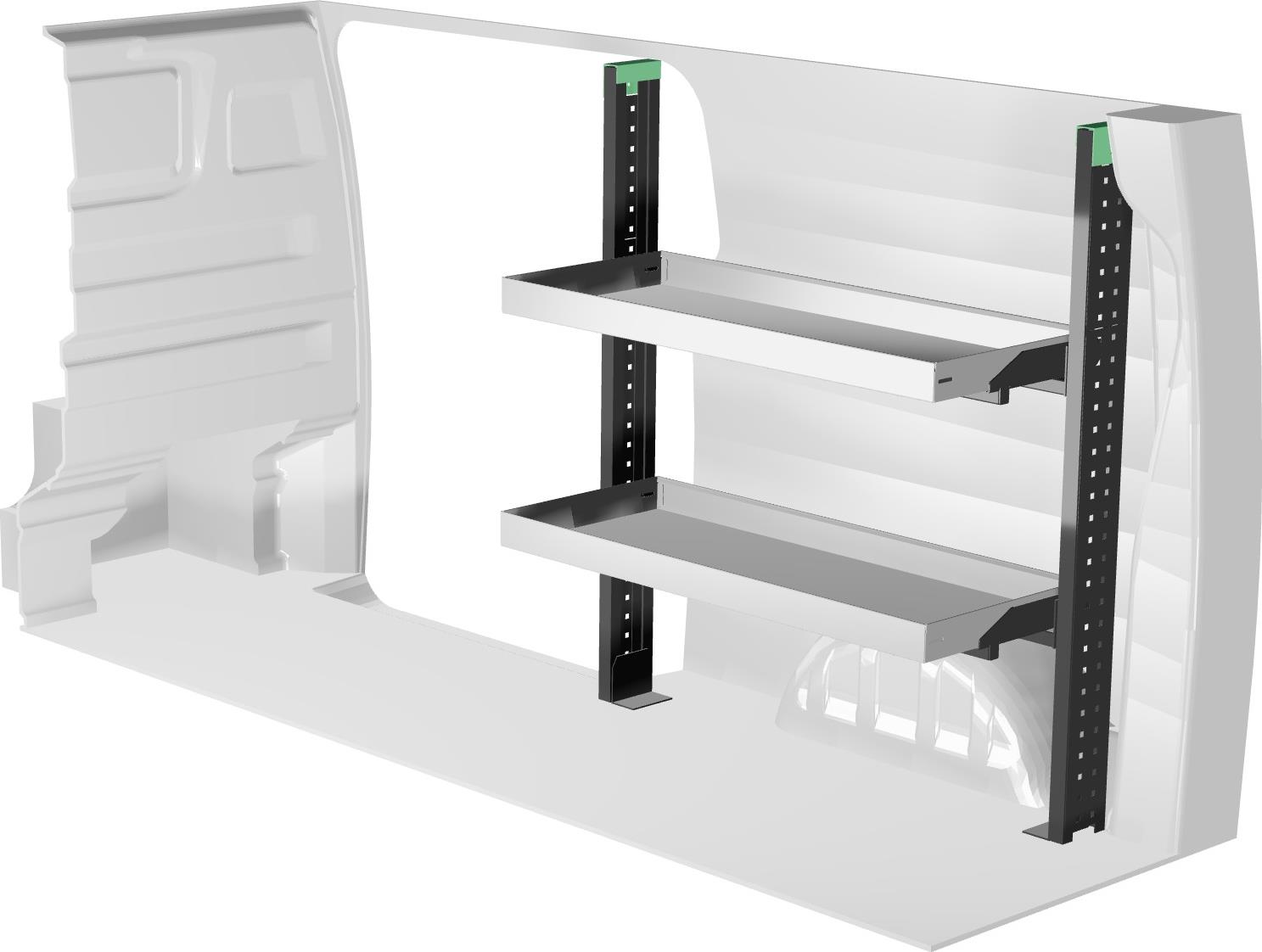 System Edström F41843 - zabudowa serwisowa do Citroen Jumpy L2 - grafika górna
