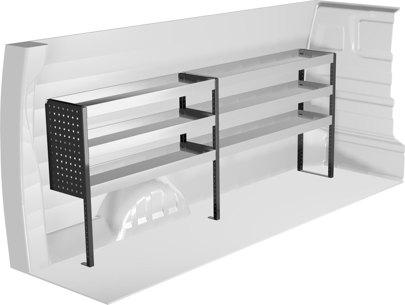 System Edström F41860 Left - zabudowa serwisowa do Citroen Jumpy L2 - grafika górna