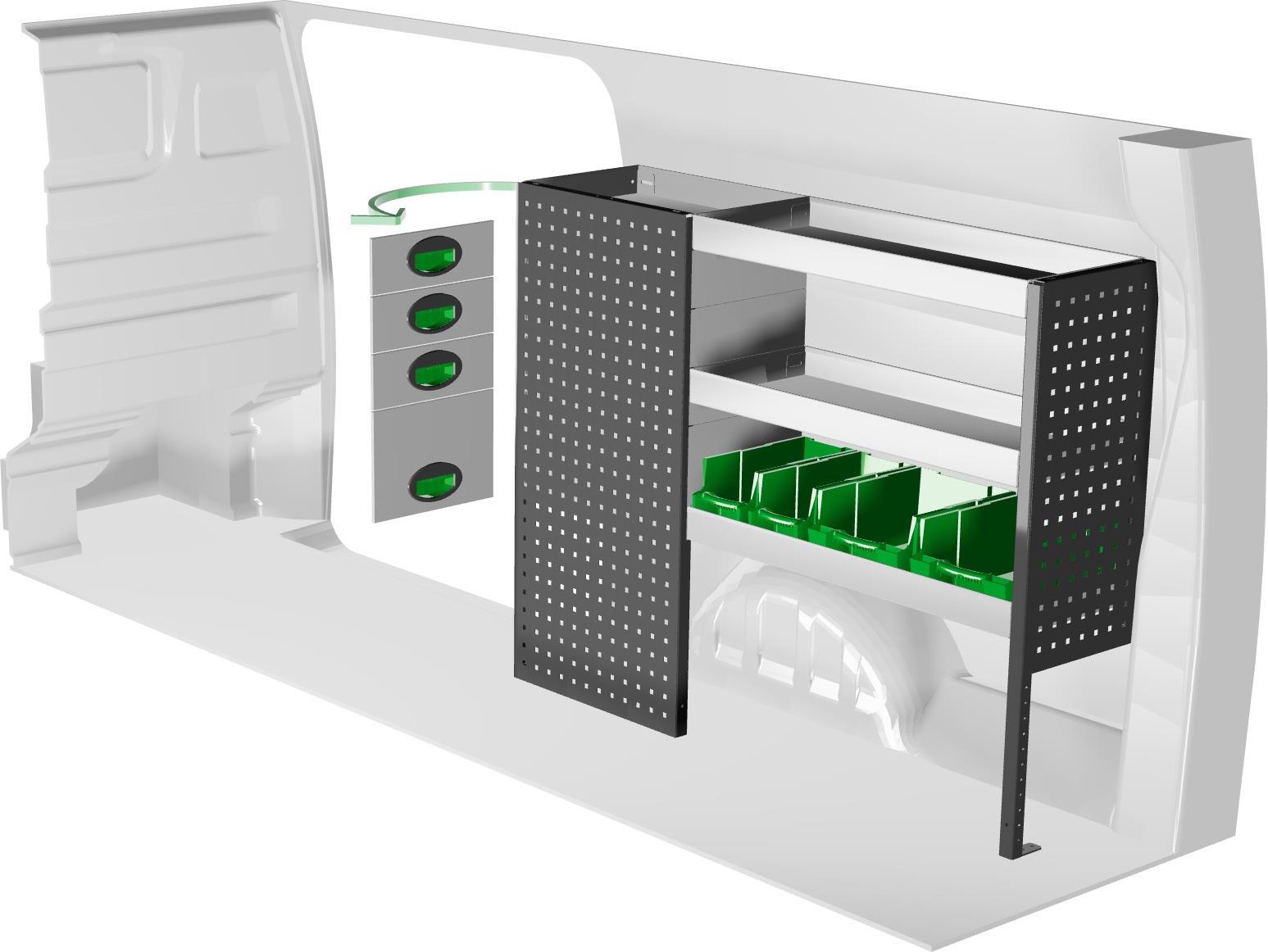 System Edström F41861 – zabudowa serwisowa prawa strona – Citroen Jumpy L2 (od 2016) – grafika górna
