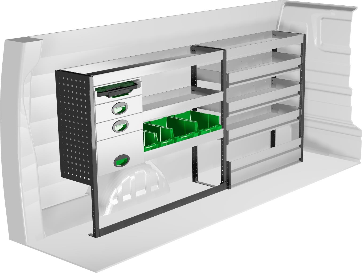 System Edström F41864 Left – zabudowa serwisowa do Citroën Jumpy L2