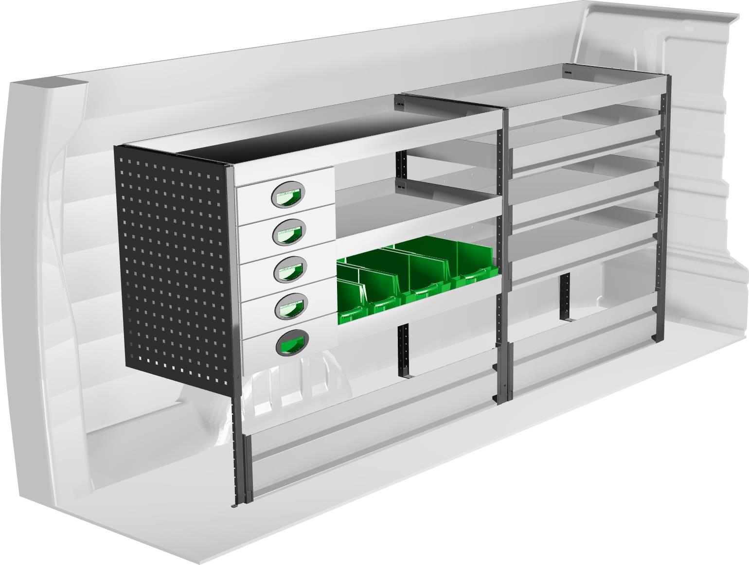 System Edström F41868 Left – zabudowa serwisowa do Citroen Jumpy L2