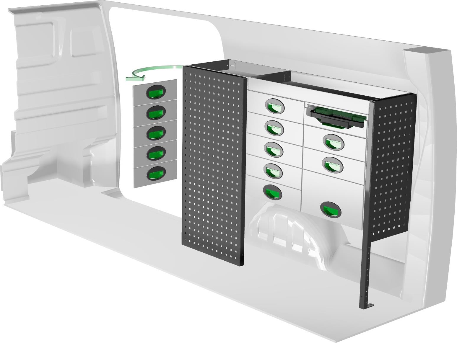Zabudowa serwisowa F41869 Right do Citroen Jumpy L2 – grafika górna