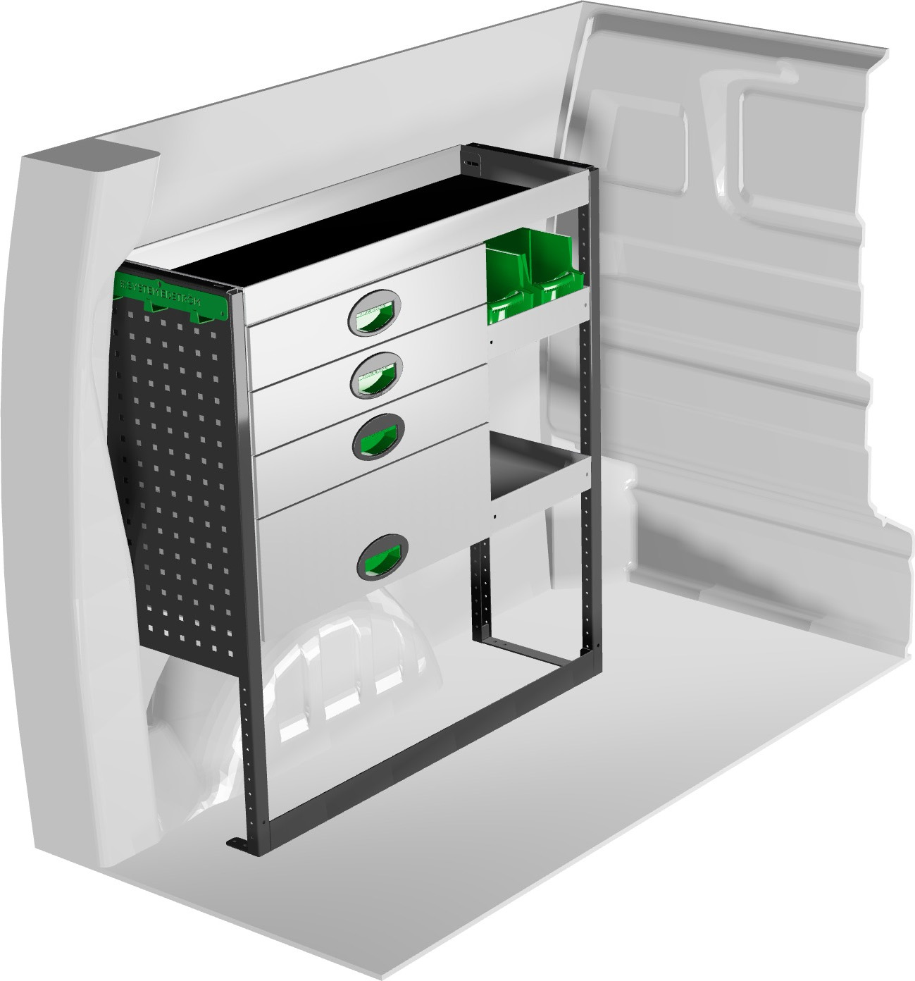 Lewa zabudowa serwisowa System Edström F41882