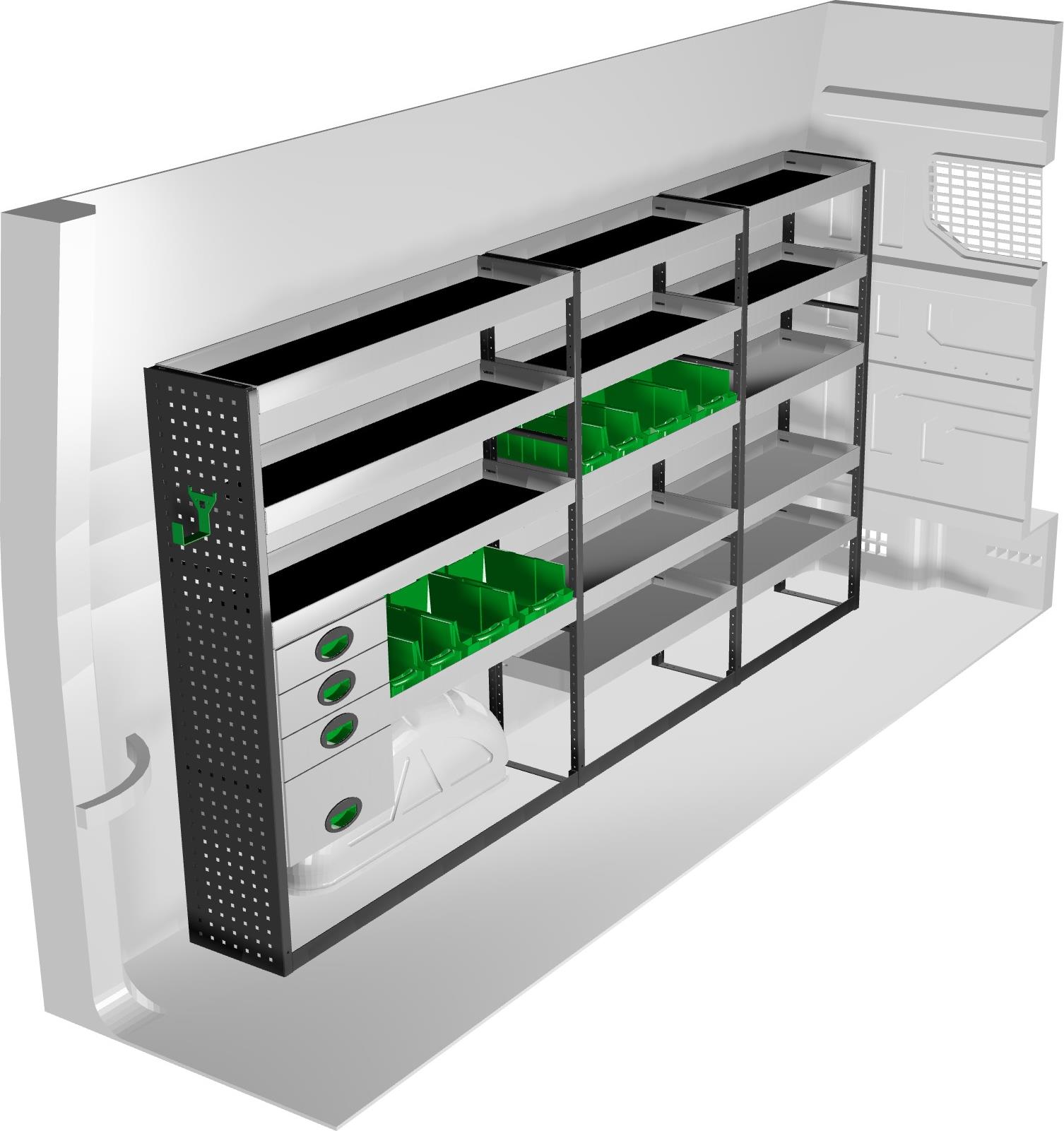 Zabudowa serwisowa System Edström F41902 lewa