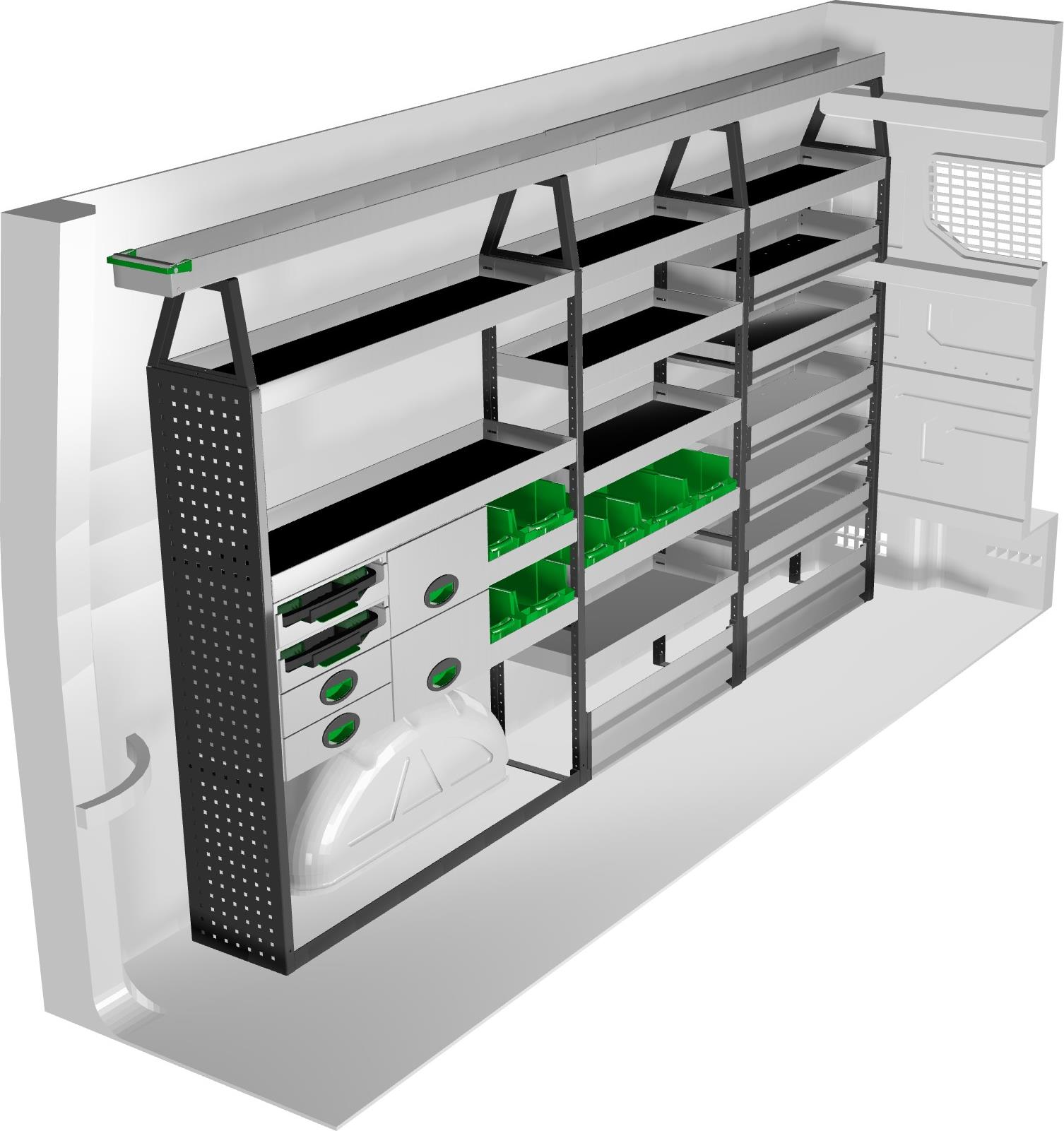 Zabudowa serwisowa System Edström F41906 lewa