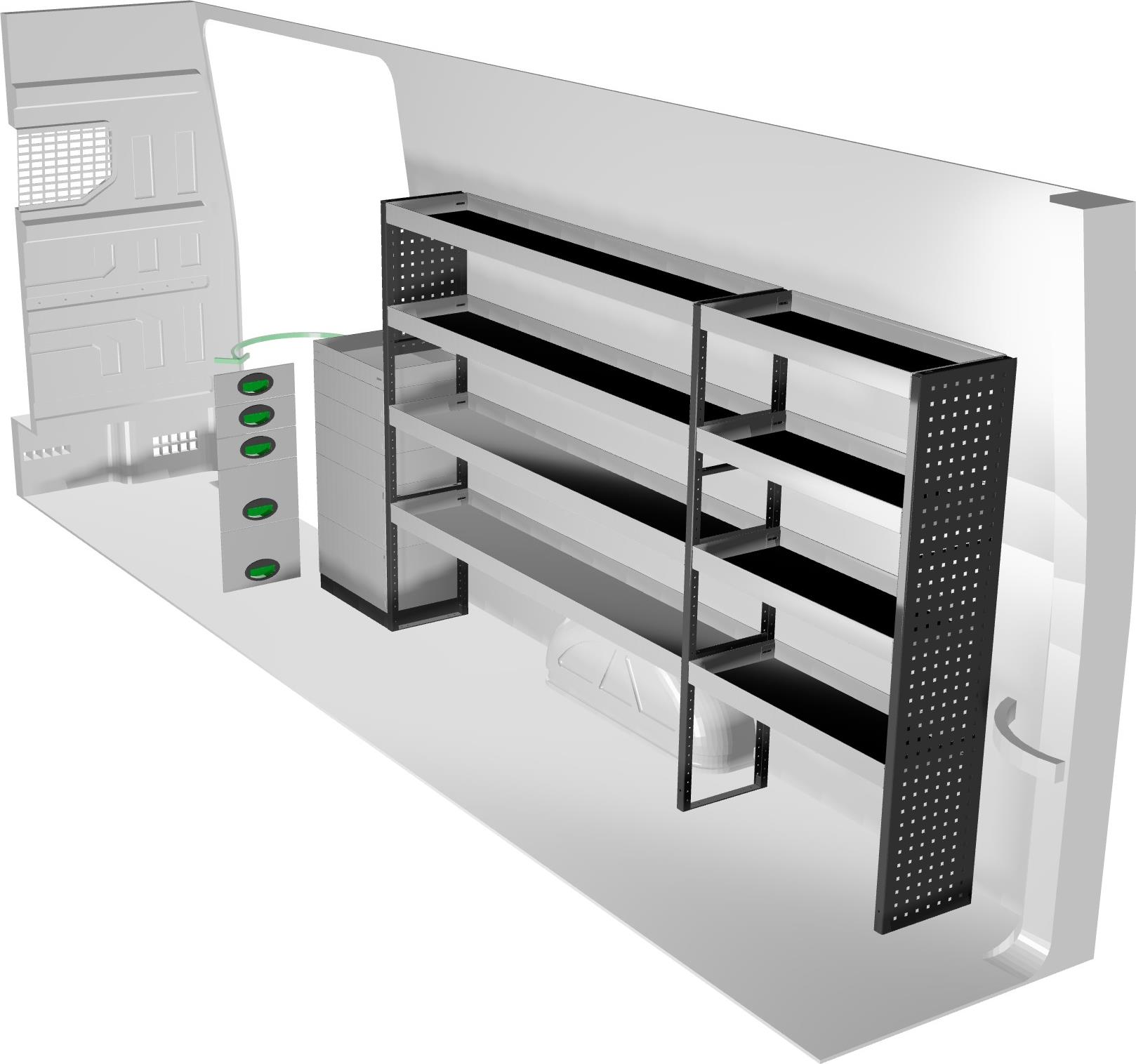 Zabudowa serwisowa F41941 prawa System Edström