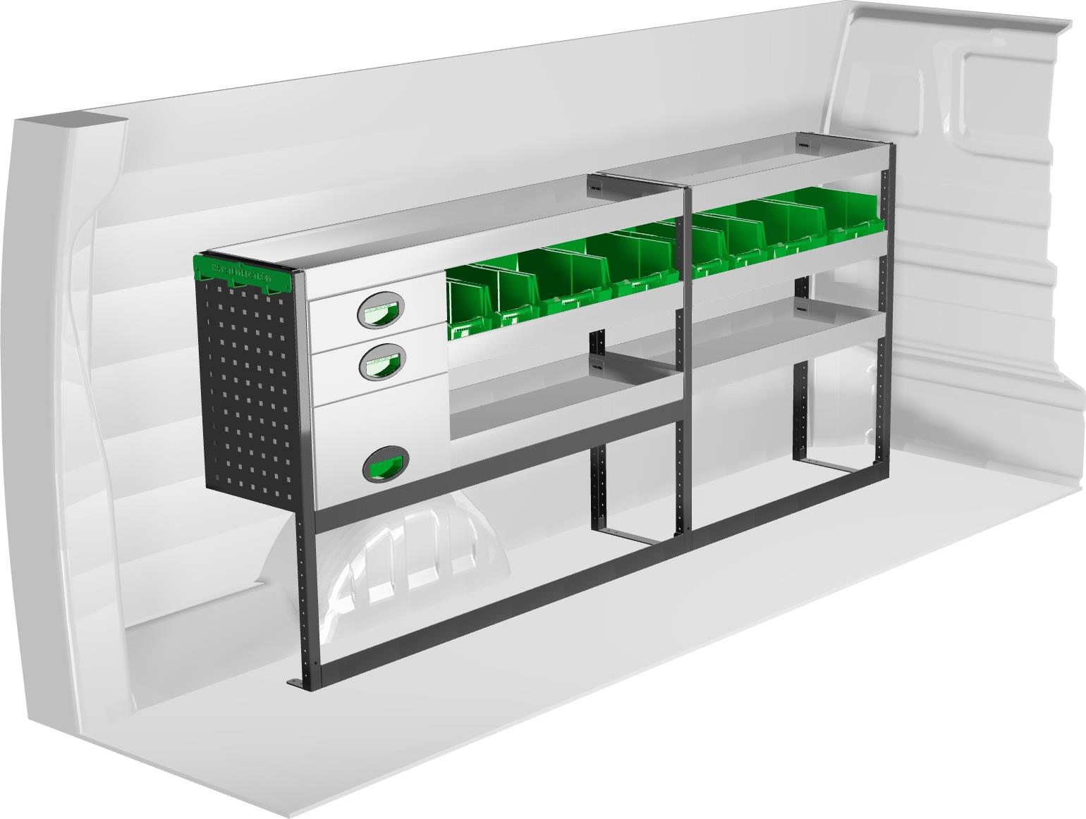 System Edström – Zabudowa serwisowa F42142 Left do Citroen Jumpy L2