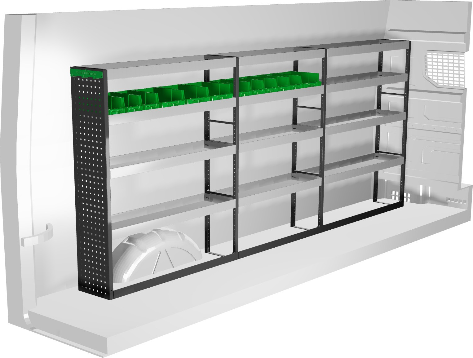 Zabudowa serwisowa System Edström F42160 do MAN TGE L4H3 RWD