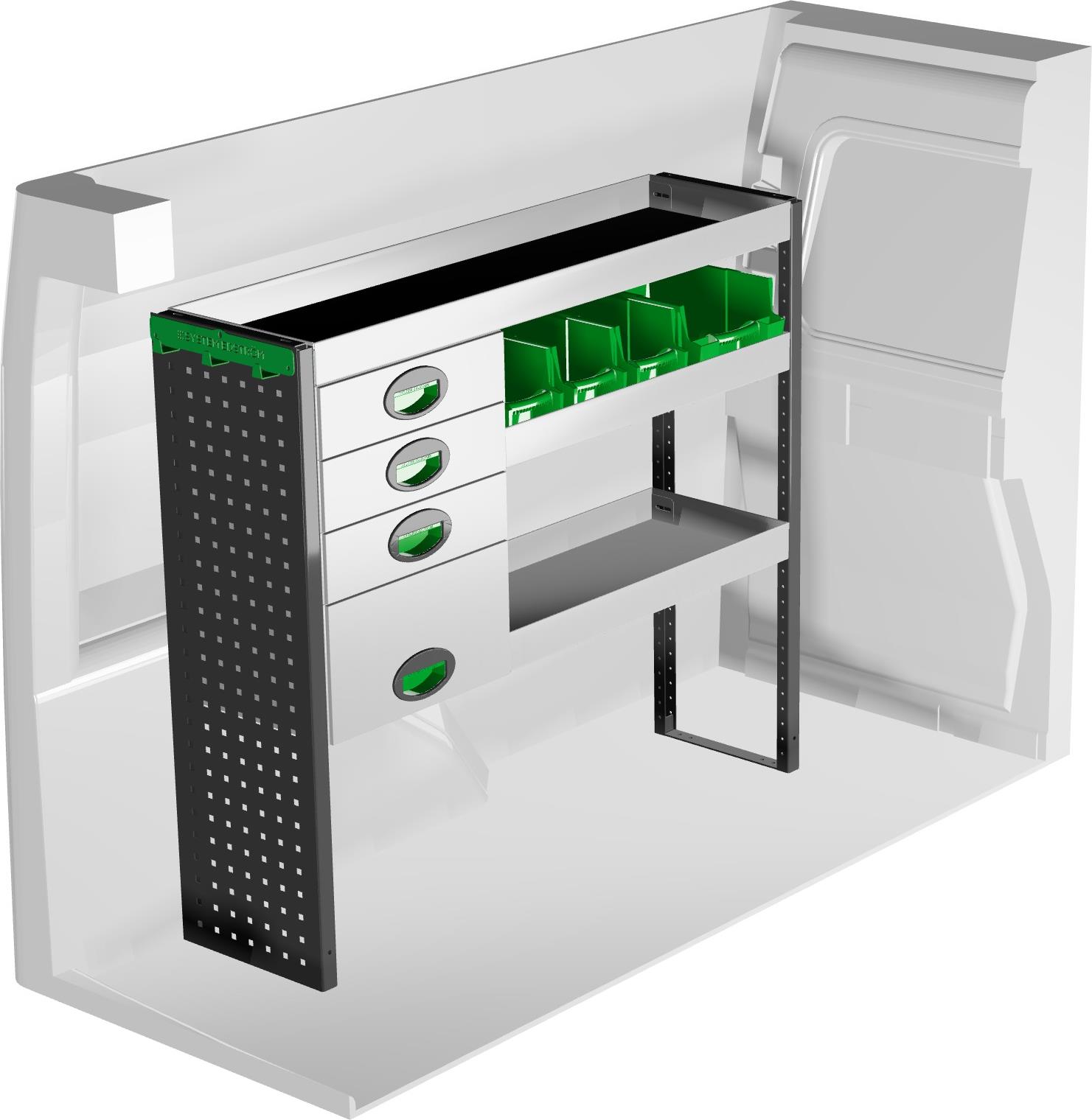 Zabudowa serwisowa System Edström F42202 lewa