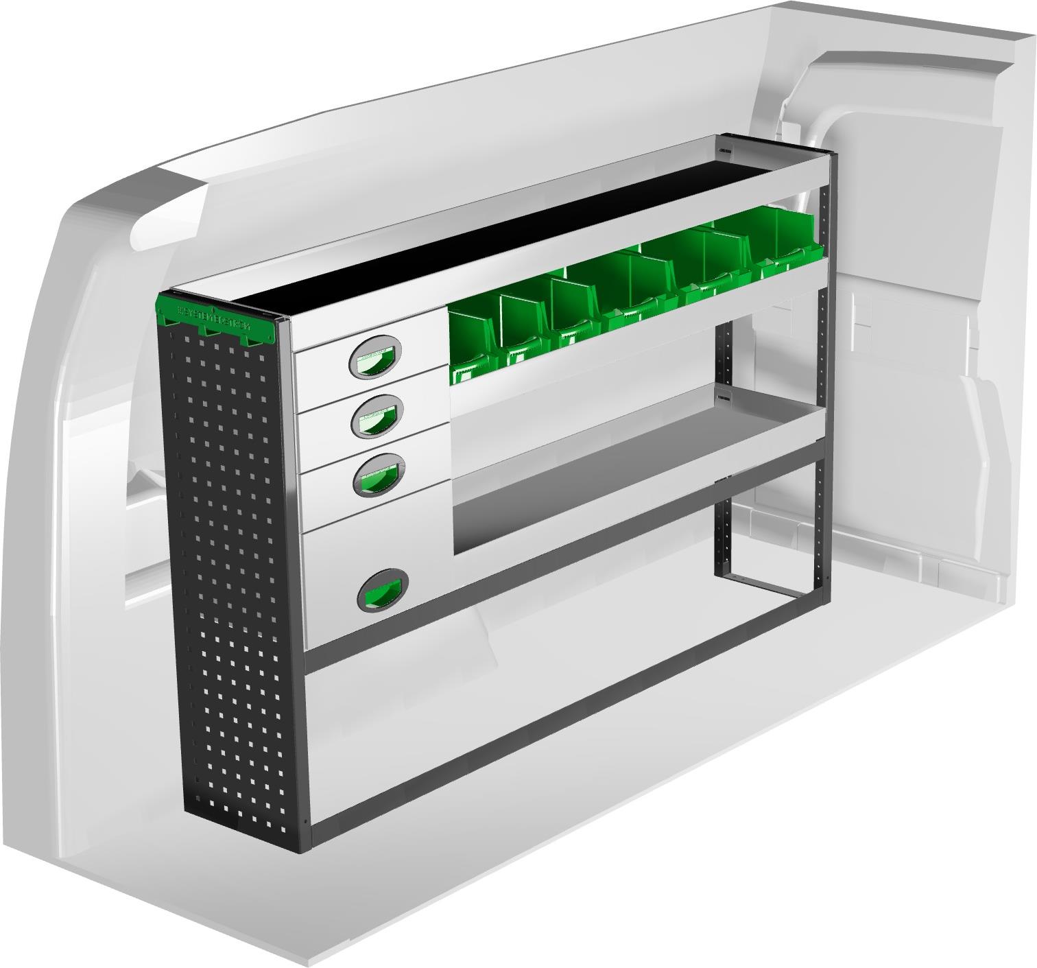 Zabudowa serwisowa System Edström F42222 lewa