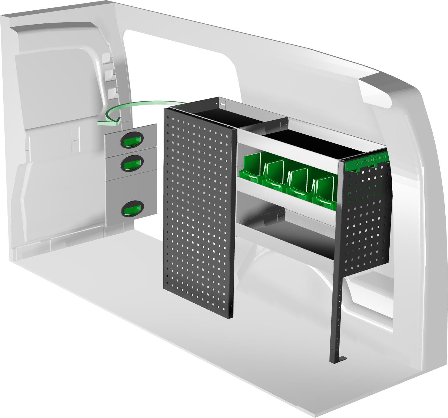 Zabudowa serwisowa System Edström F42223 prawa