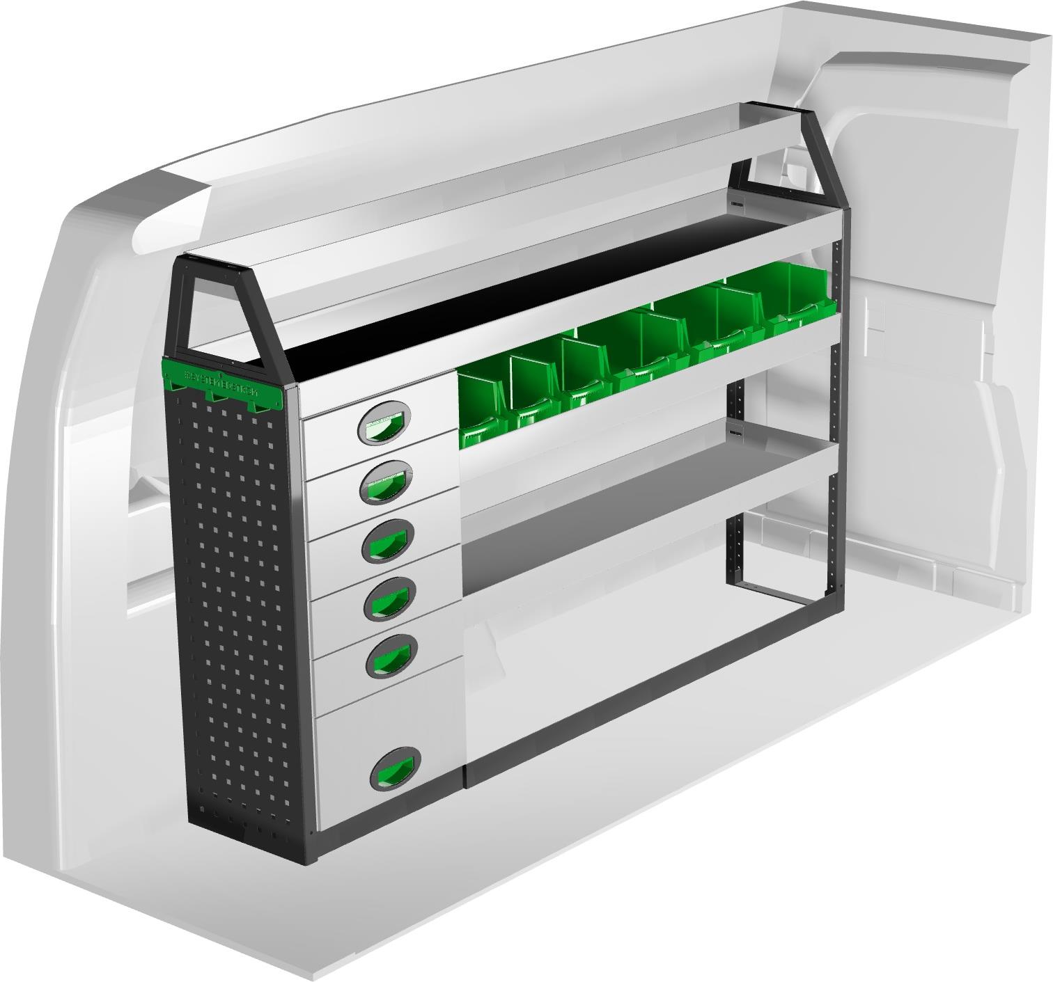 Zabudowa serwisowa System Edström F42224 lewa