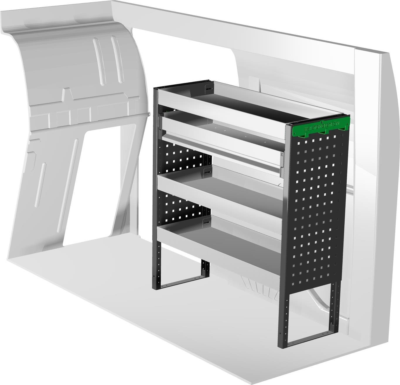 Prawa zabudowa samochodu dostawczego F43103 System Edström