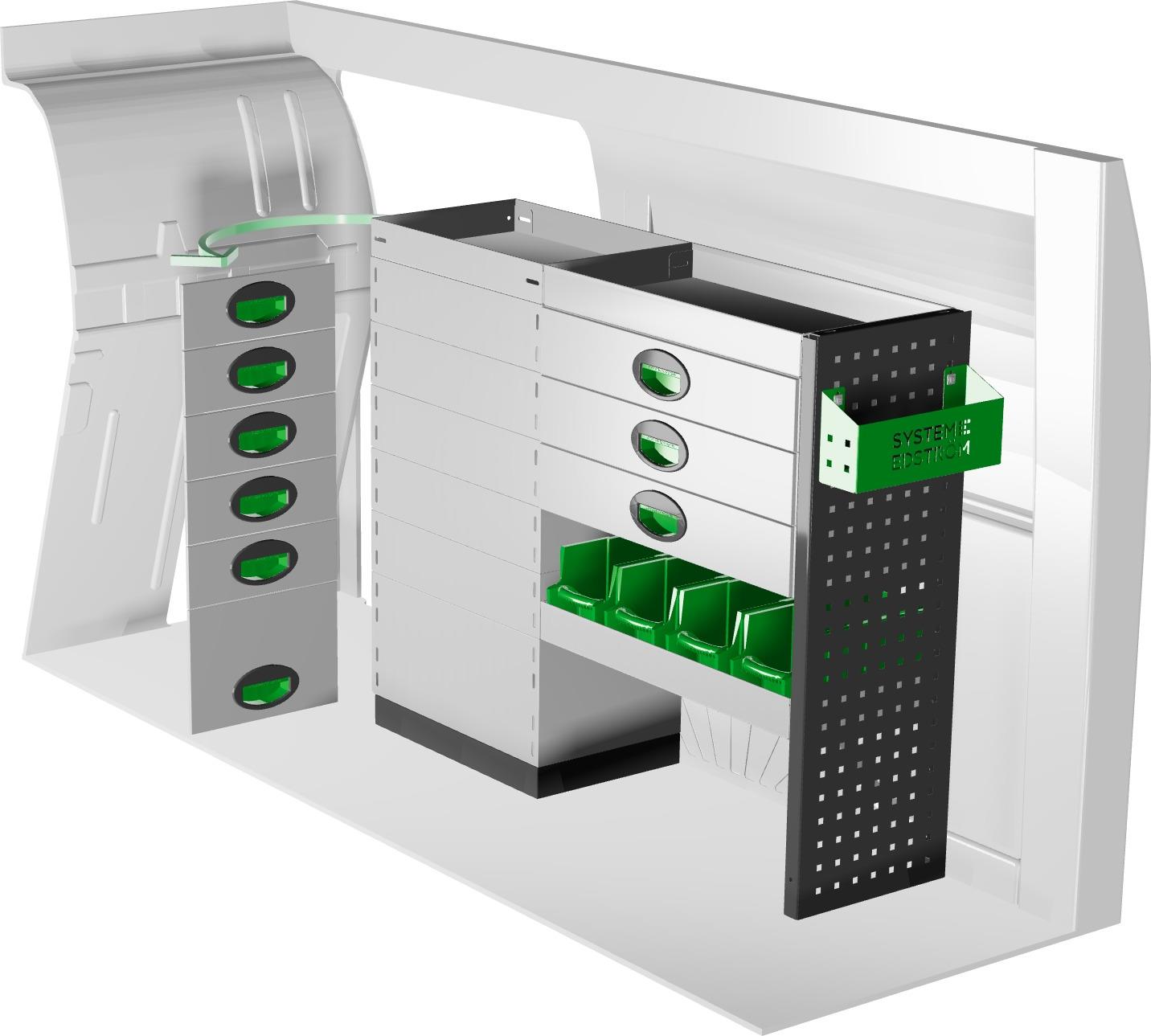 System Edström – produkt – grafika górna