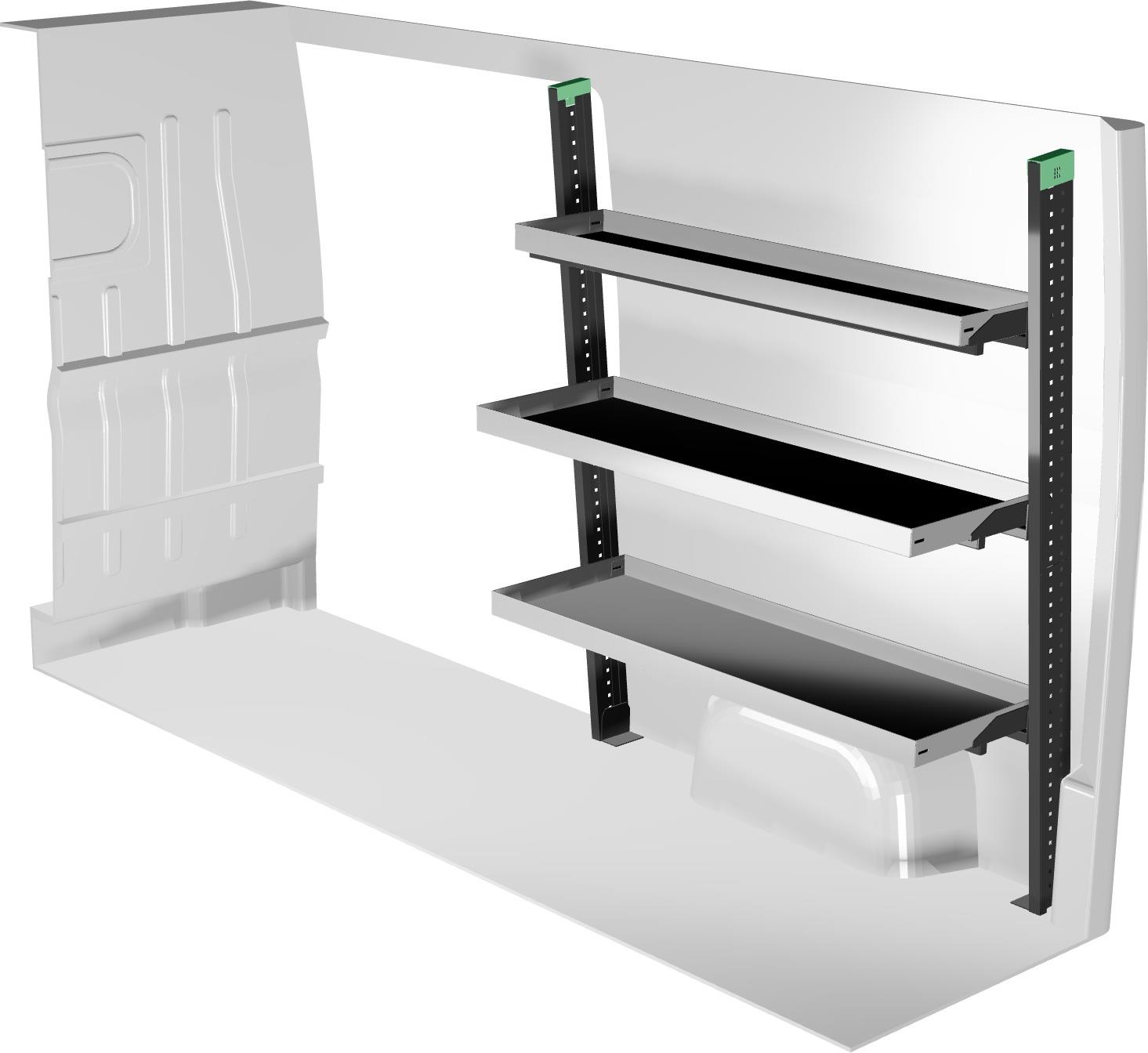 Prawa zabudowa samochodu dostawczego F45047 System Edström