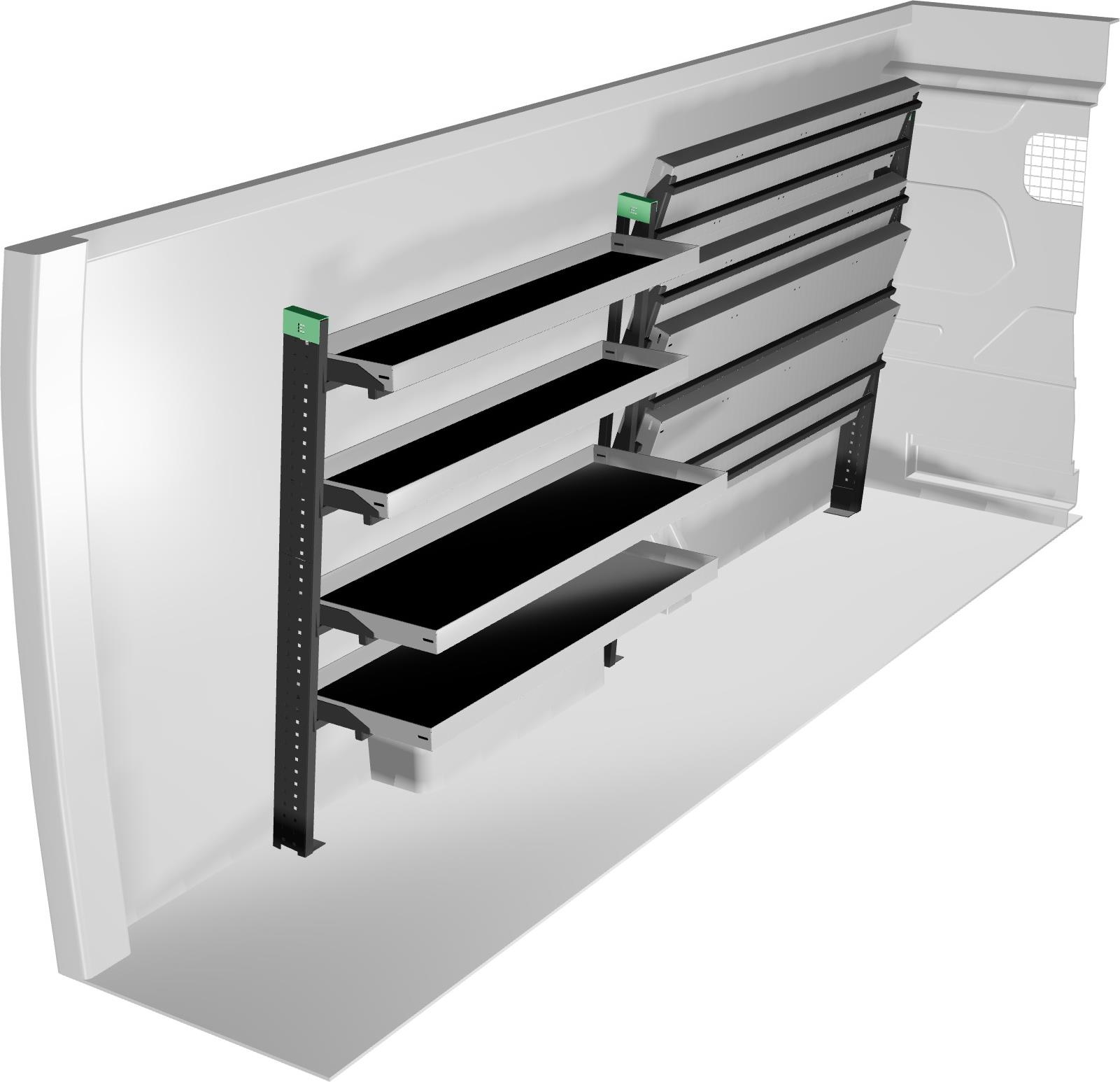 Zabudowa serwisowa System Edström F45706 lewa do Ford Transit FWD L4H2 14-
