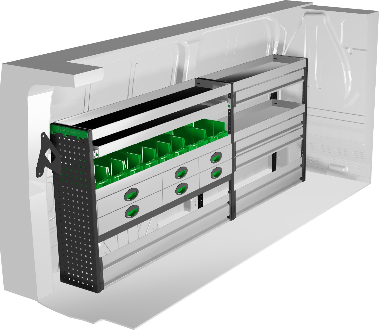 Zabudowa serwisowa System Edström F49192 lewa