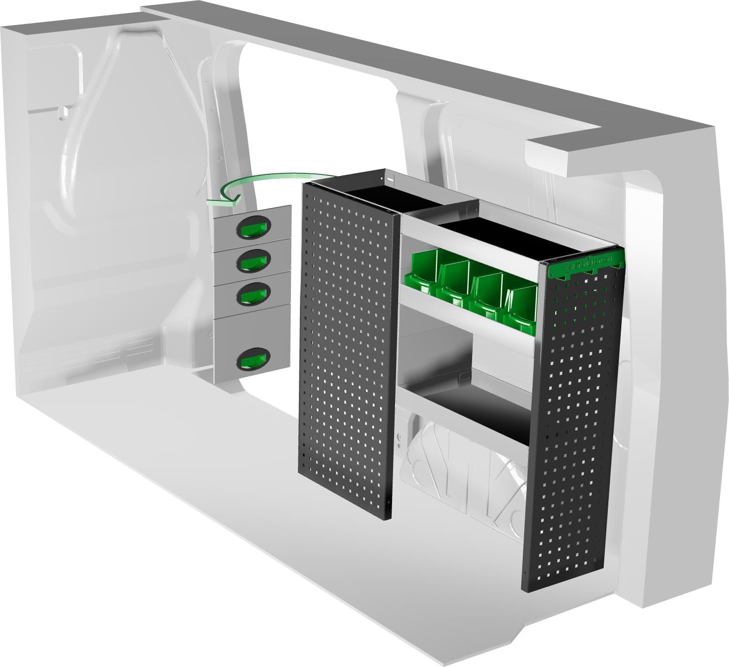 Zabudowa serwisowa System Edström F49303 prawa