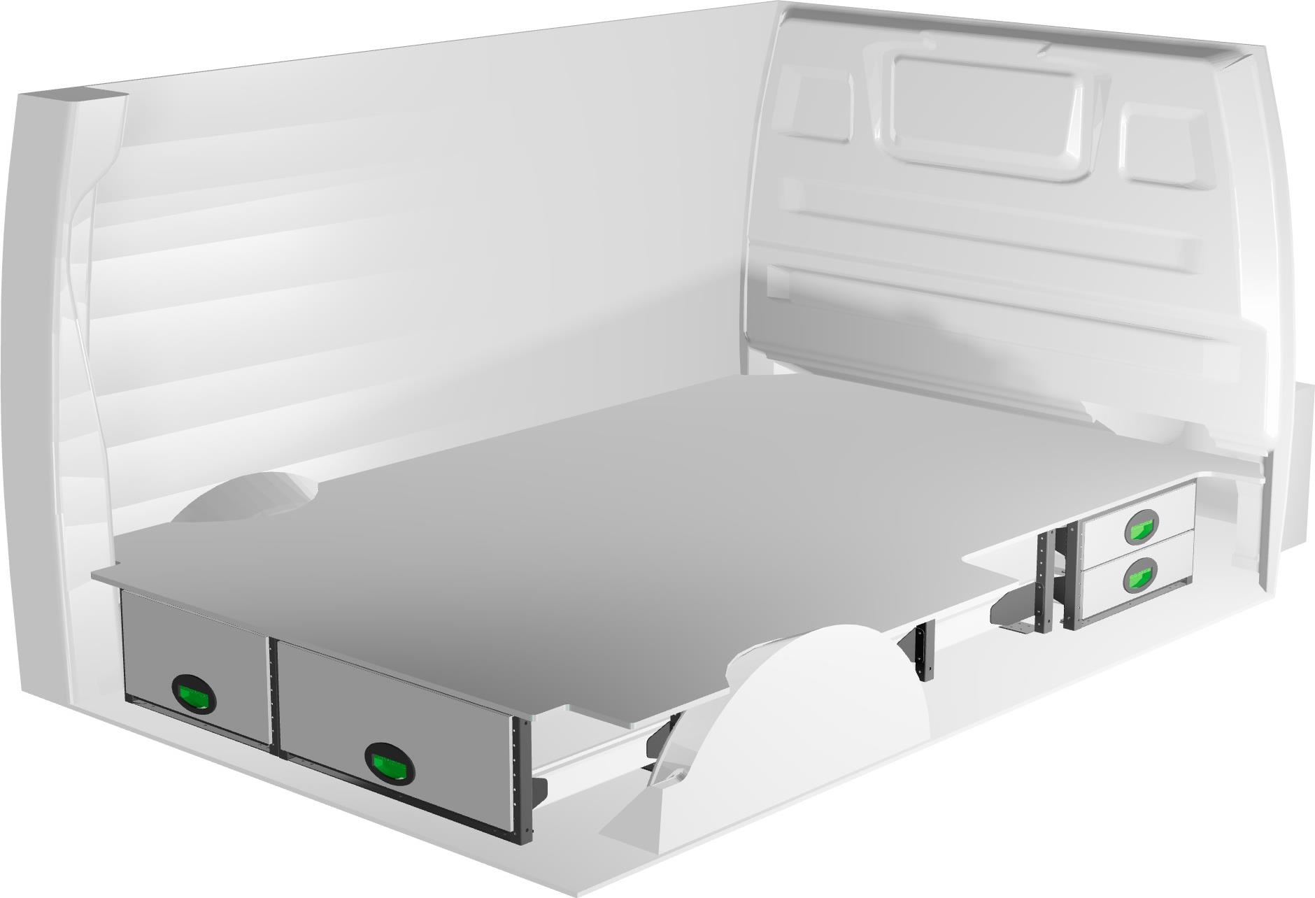Zabudowa serwisowa – podniesiona podłoga 250 do Citroen Jumpy L2 (F42135)