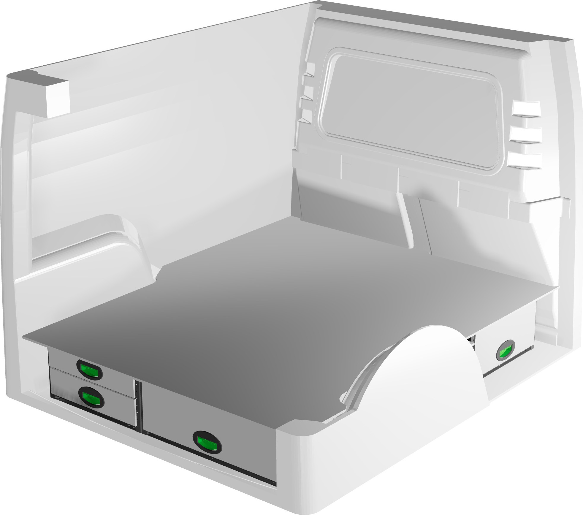 Podniesiona podłoga System Edström F42241 do Ford Connect L1 24- i Caddy 5 L1 21-