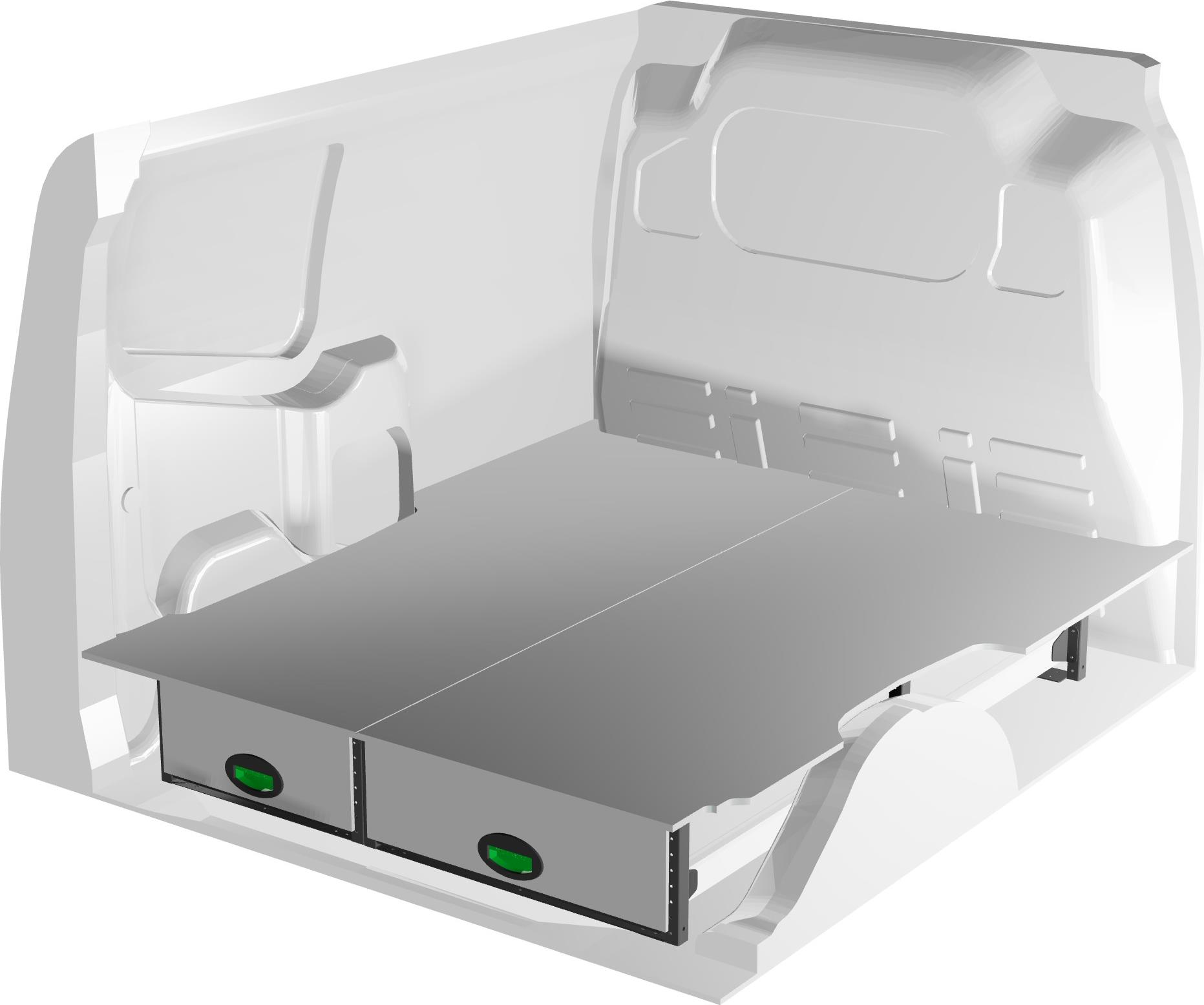 Podniesiona podłoga System Edström F49360 do Ford Courier 24-