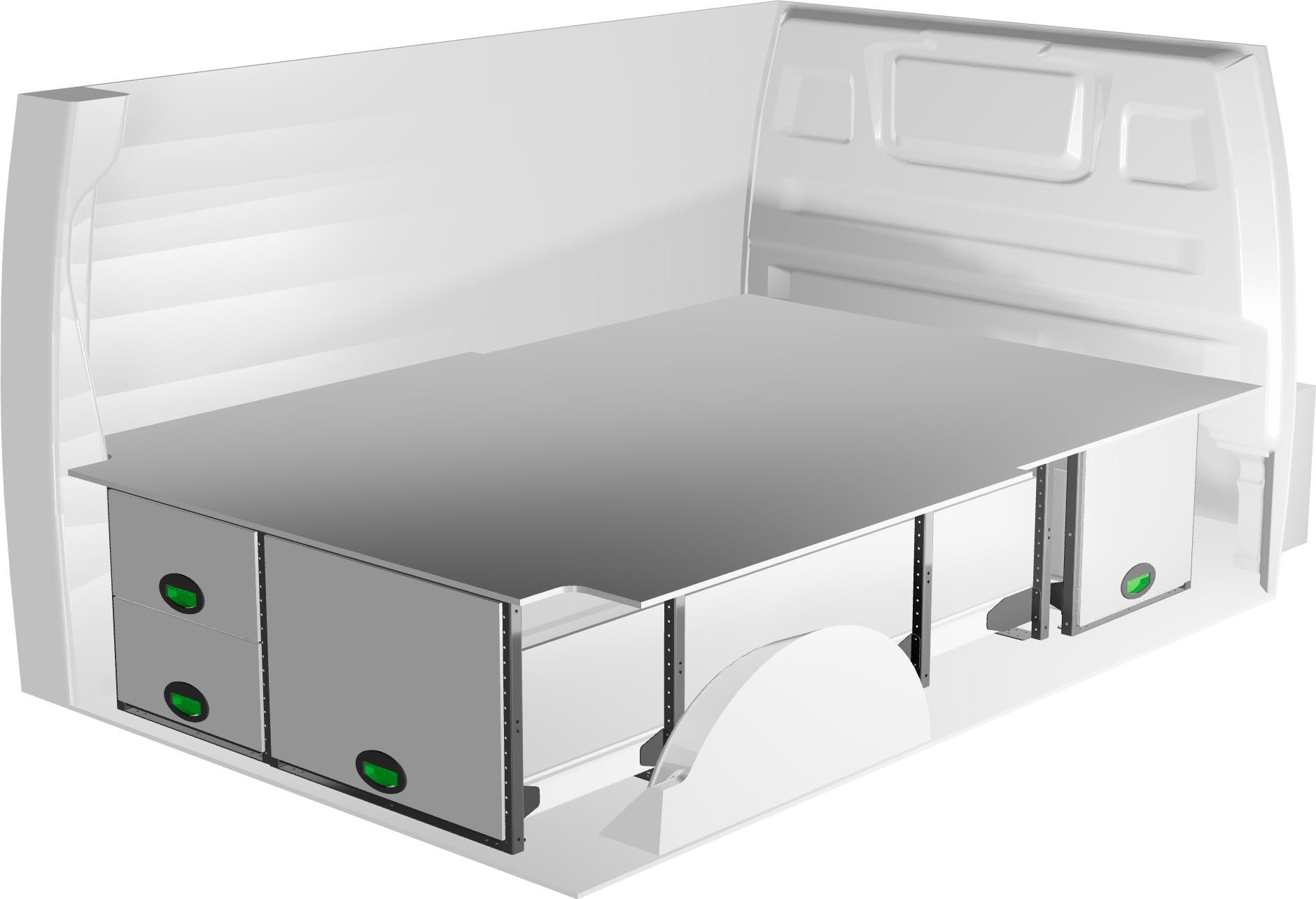 Podniesiona podloga 470 do Citroen Jumpy L2 – System Edström