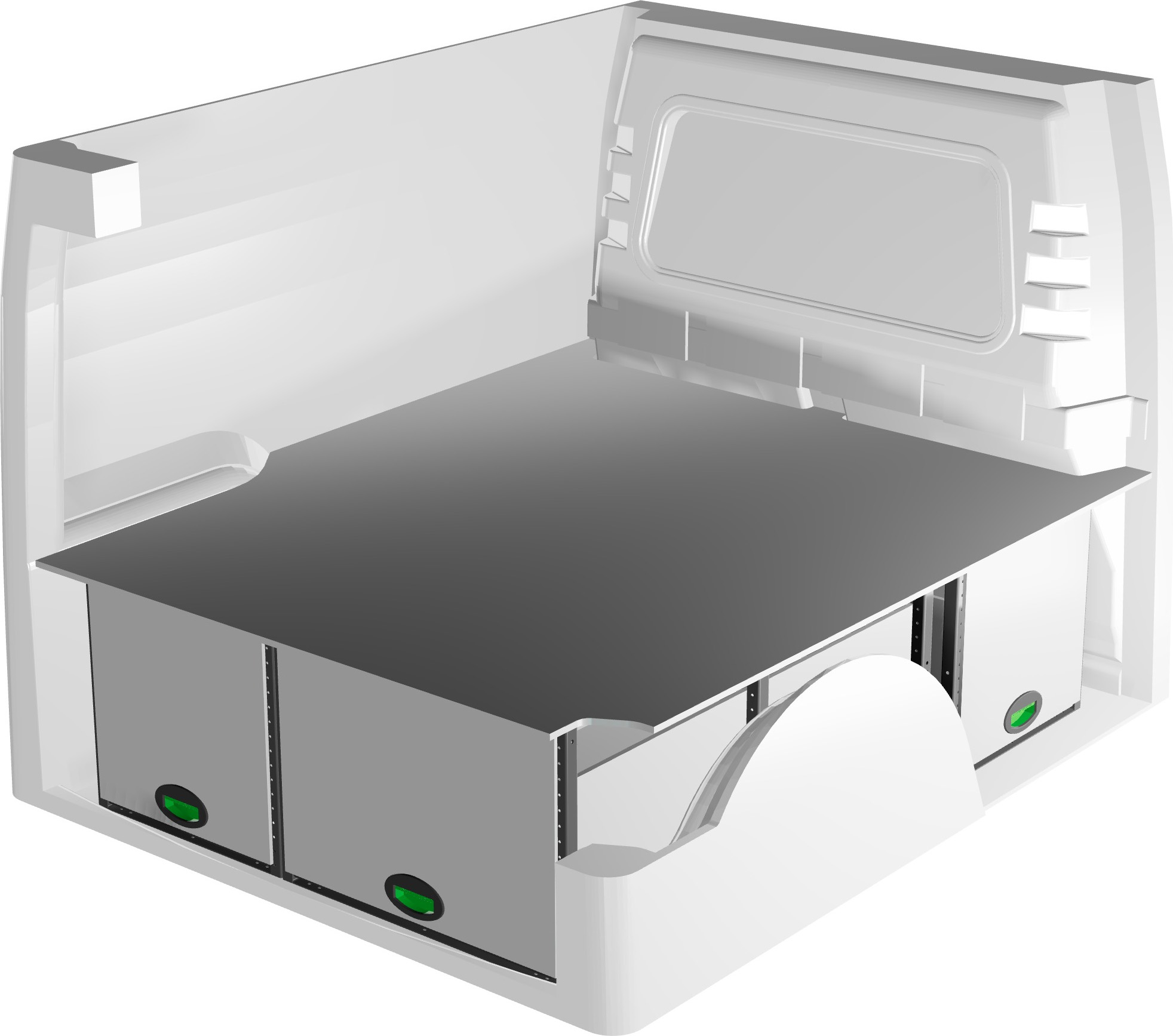 Podniesiona podłoga System Edström F42242 do Ford Connect L1 24- i Caddy 5 L1 21-