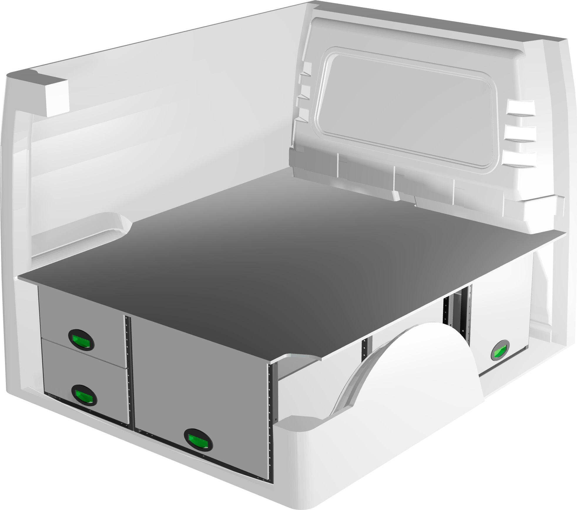 Podniesiona podłoga System Edström F42243 do Ford Connect L1 24- i Caddy 5 L1 21-