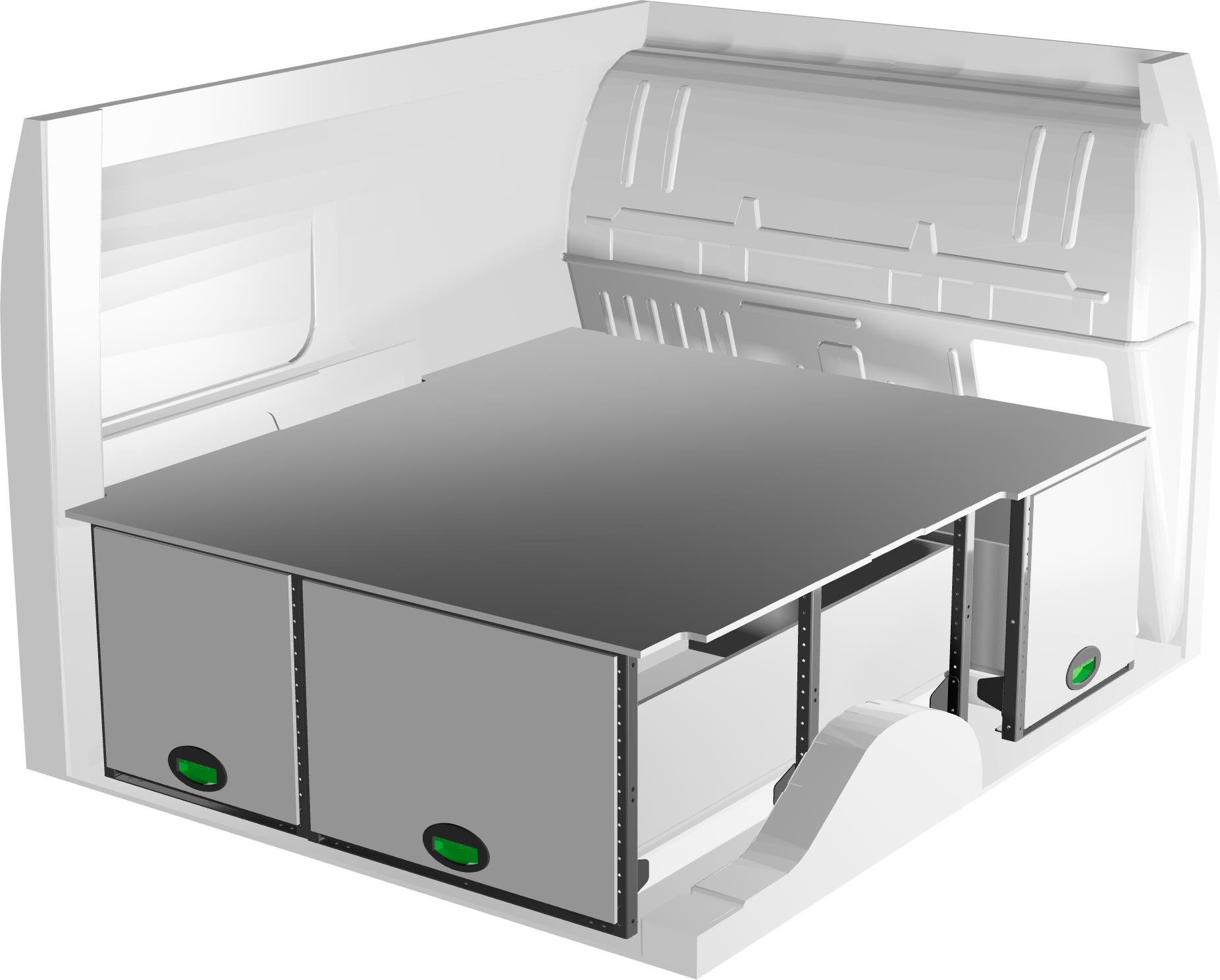 Podniesiona podłoga 470 F43117 System Edström