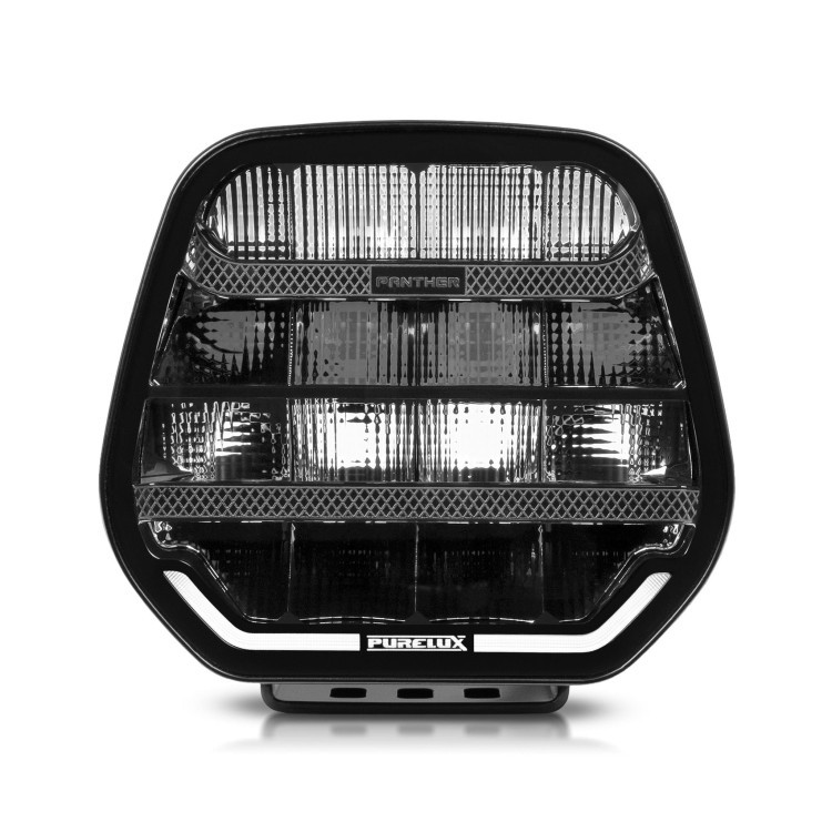Lampa drogowa LED okrągła Purelux Panther 7 128W Ref.20 - 7 cali - szczegóły produktu
